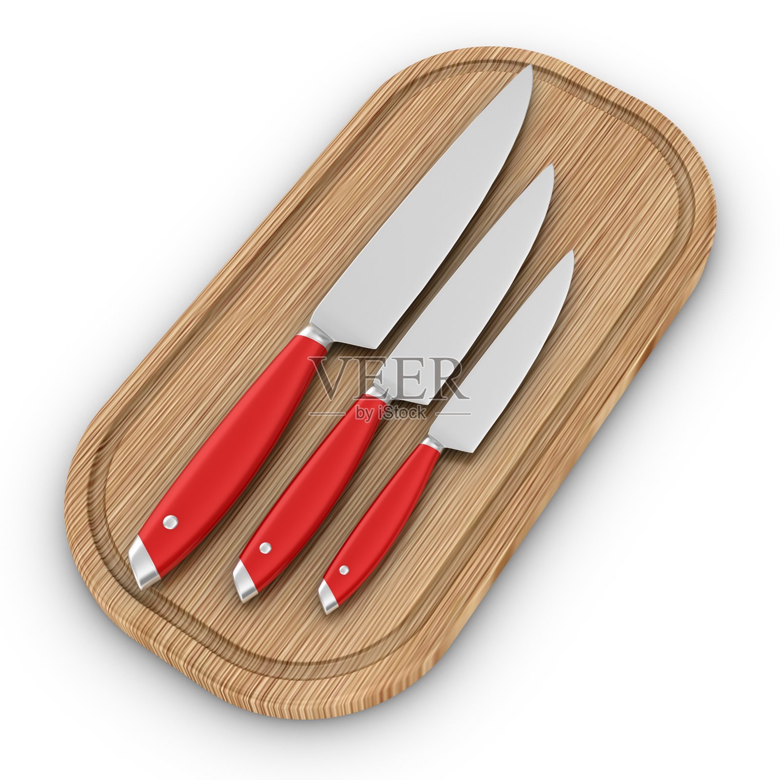 切菜板上的刀照片摄影图片