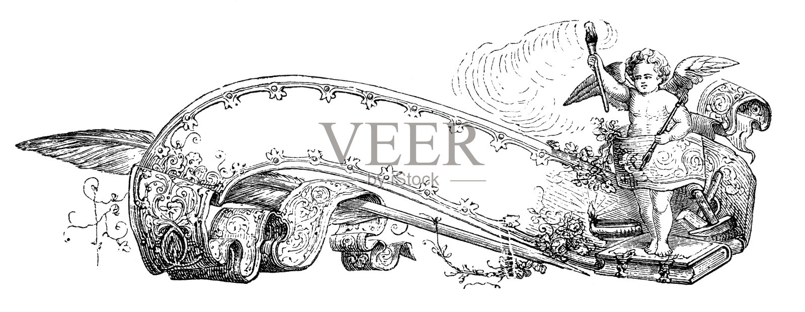 用于设计的框架图形元素插画图片素材