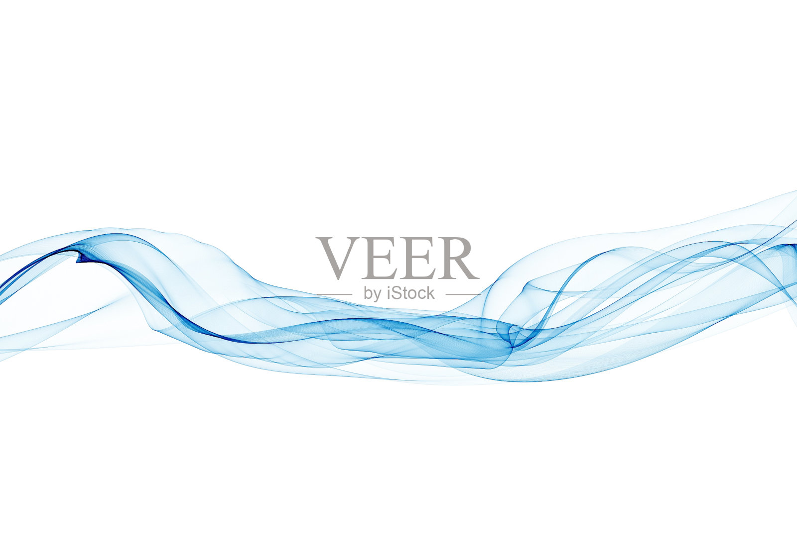 蓝线插画图片素材