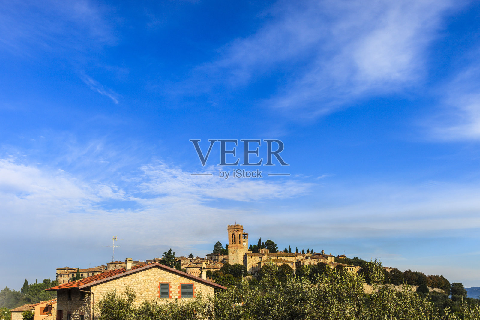 Corciano、意大利照片摄影图片