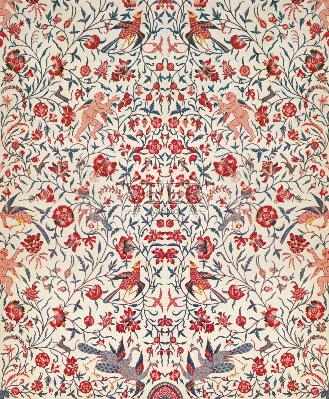 传统的波斯壁纸插画图片素材