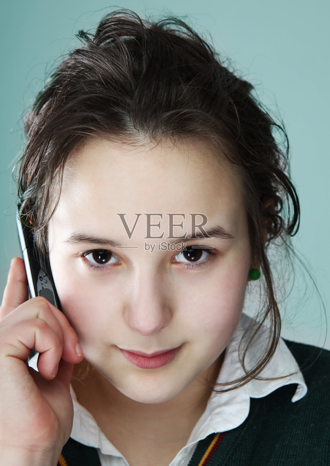 手机说话照片摄影图片