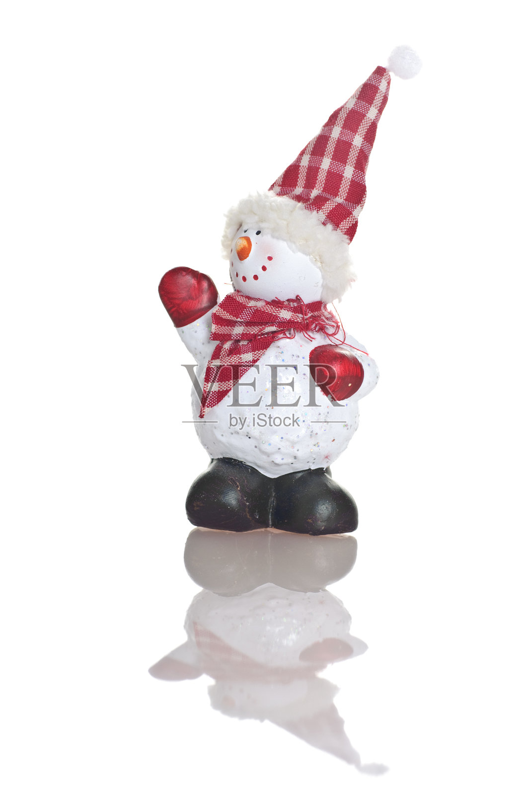 圣诞雪人照片摄影图片