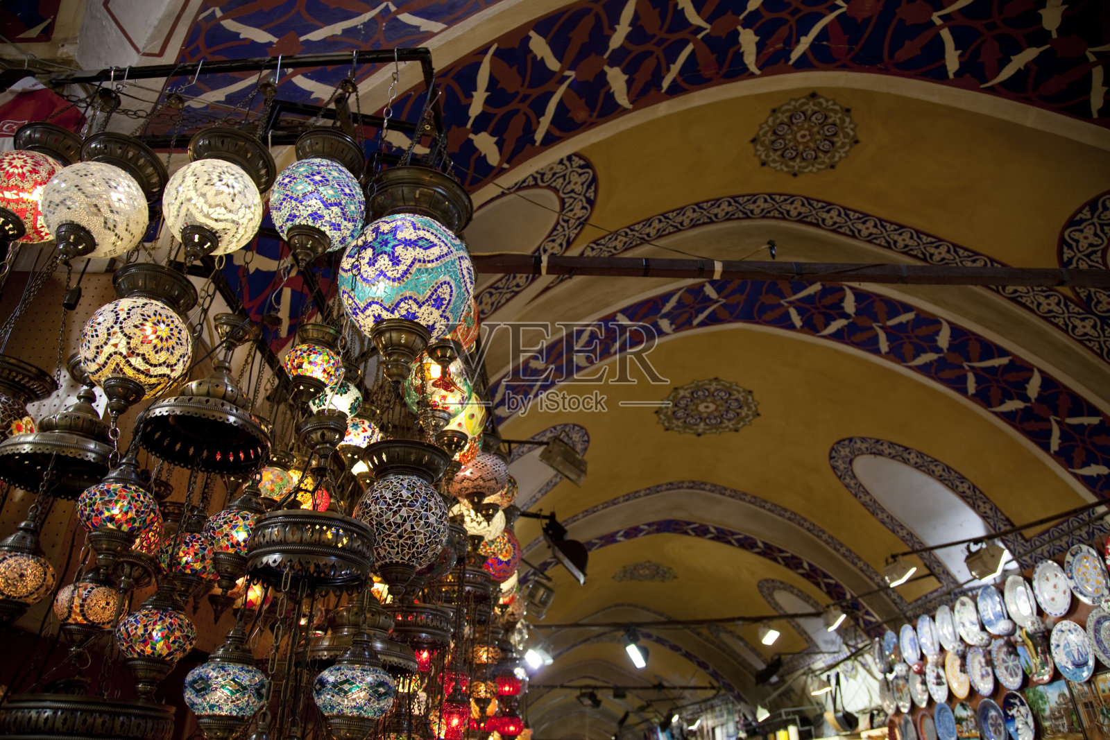 土耳其的灯照片摄影图片