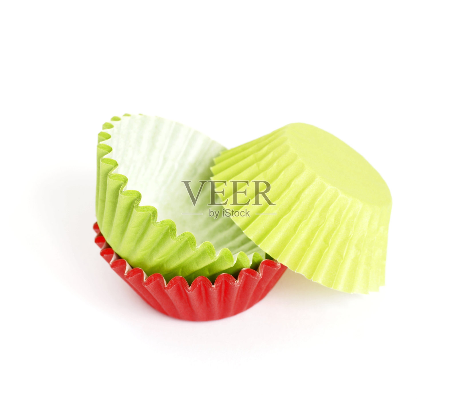 空纸杯蛋糕照片摄影图片