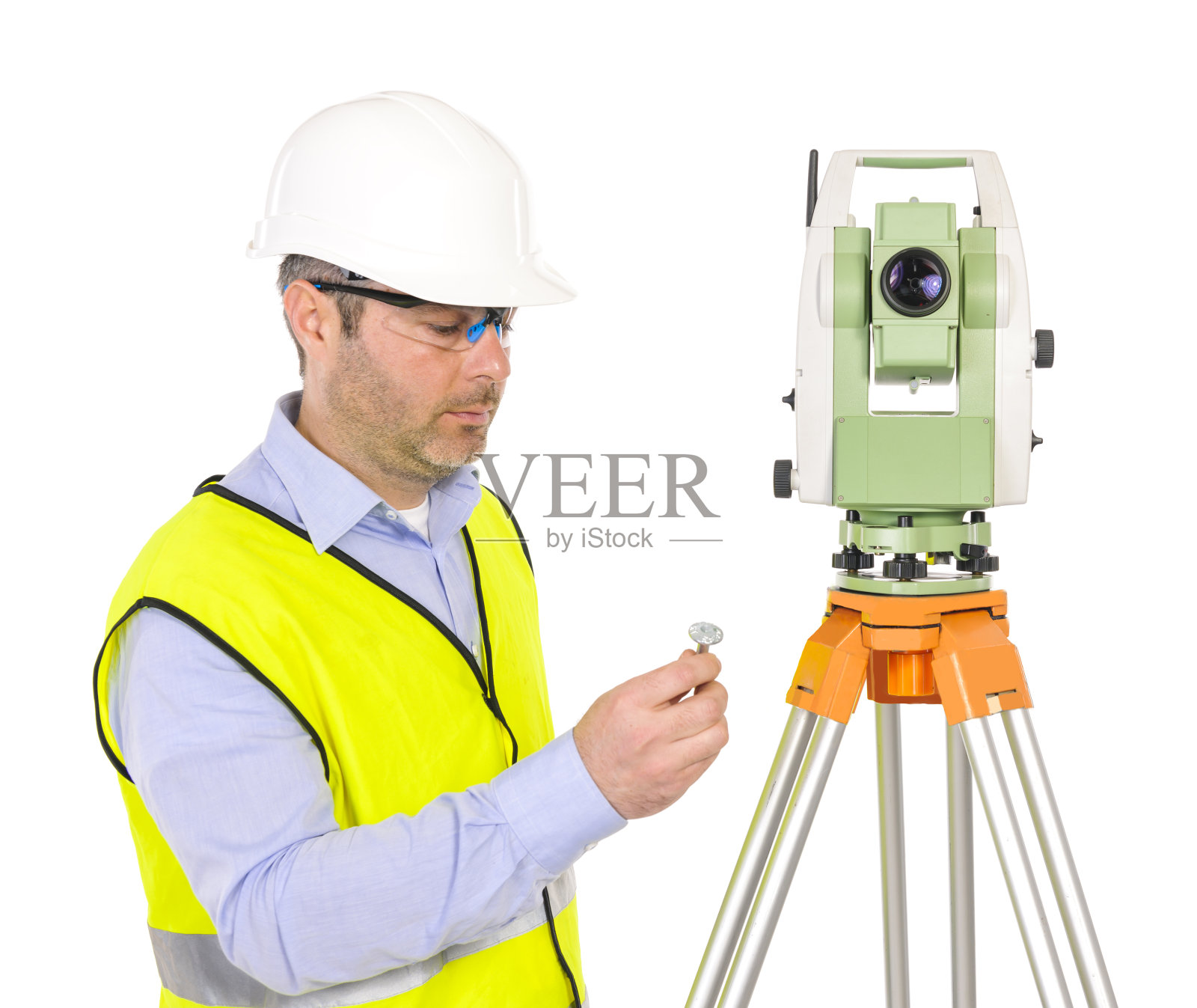 土地测量师照片摄影图片