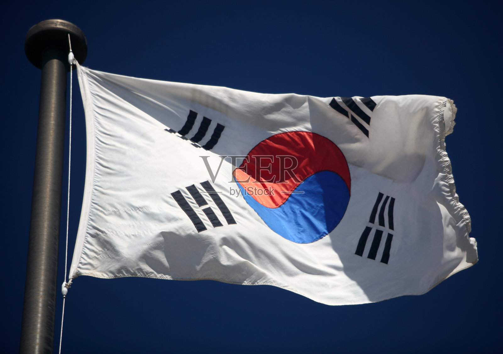 韩国国旗照片摄影图片