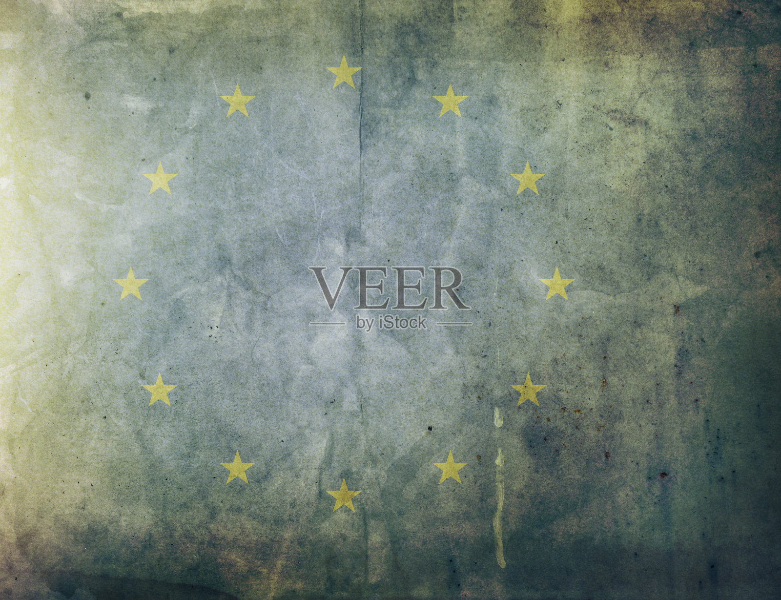 复古旗帜-欧盟照片摄影图片