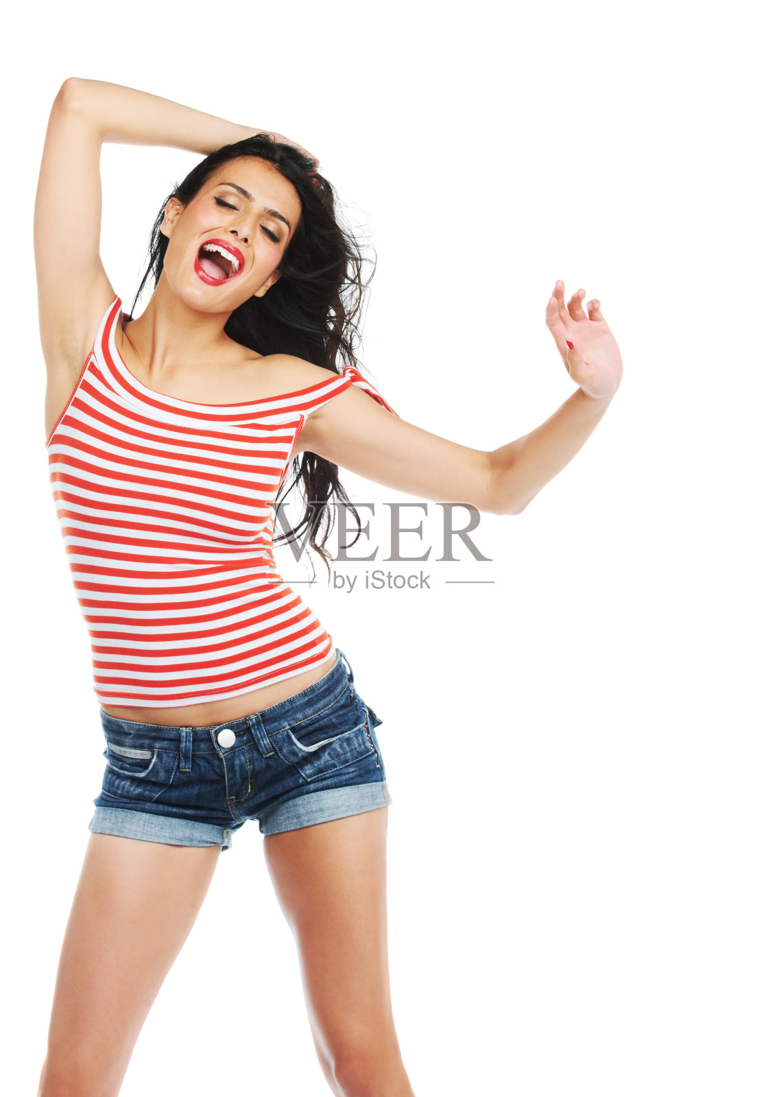 有一个笑照片摄影图片