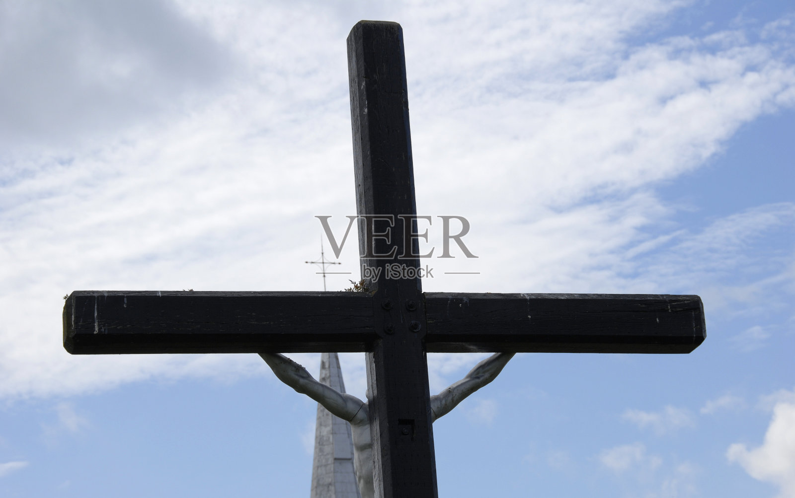 耶稣受难像照片摄影图片