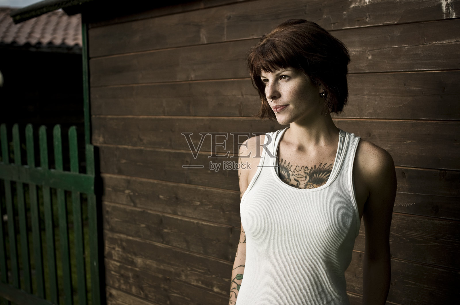 美丽的女孩照片摄影图片