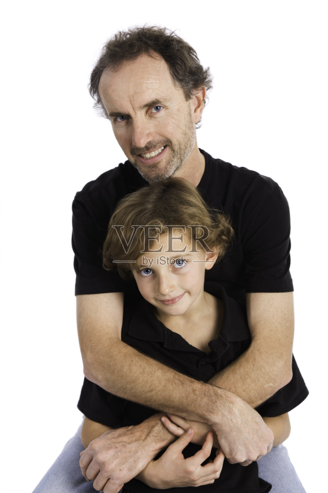 父亲和儿子照片摄影图片