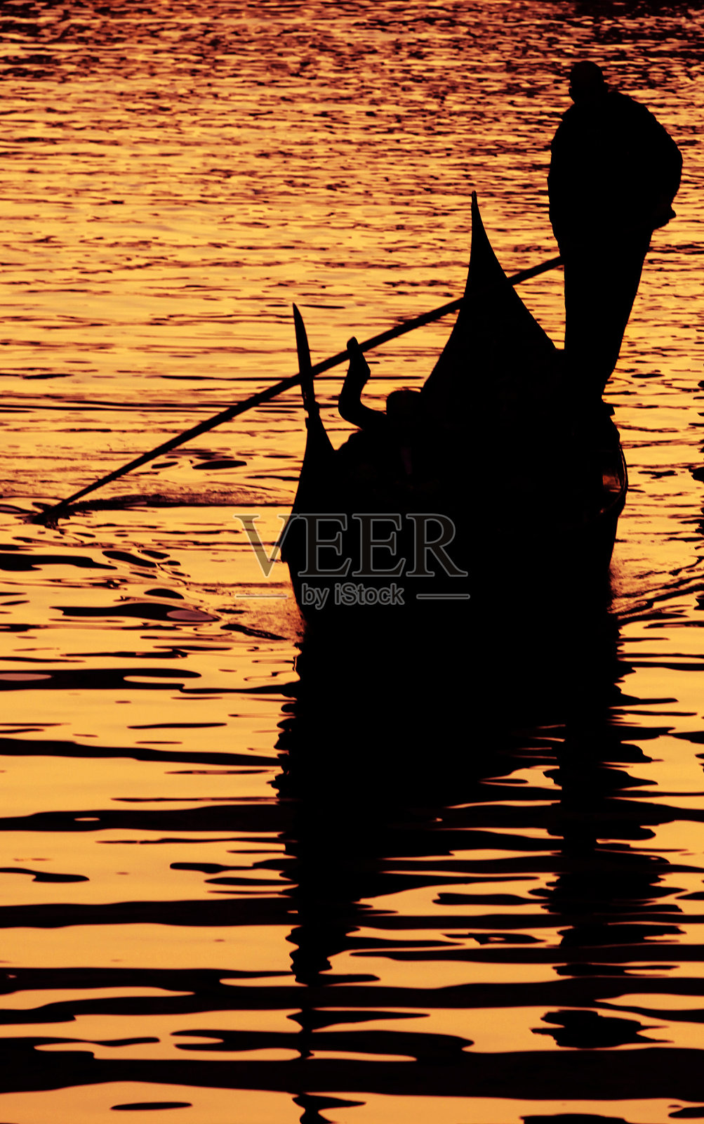 威尼斯船夫照片摄影图片