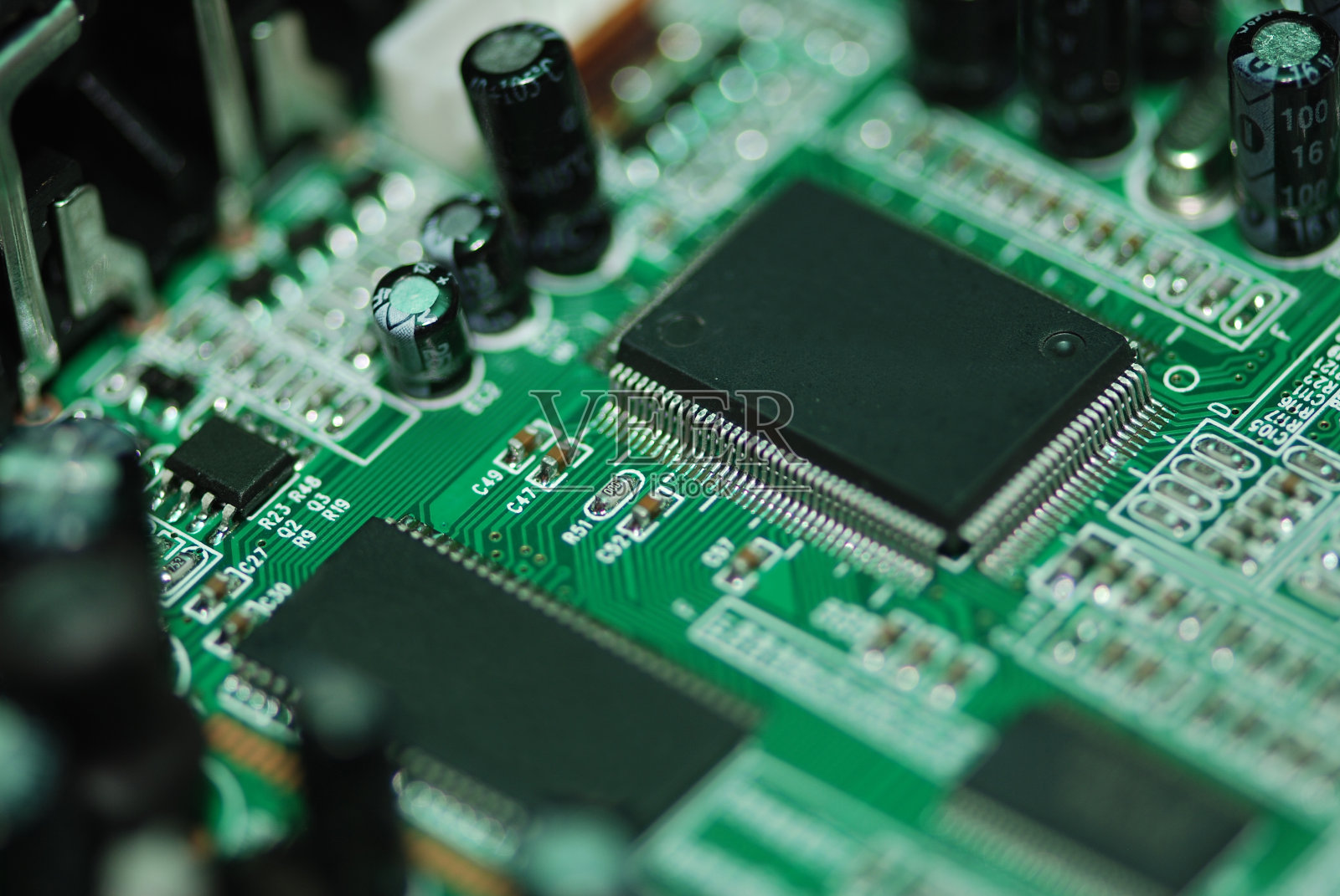 电路板组装照片摄影图片
