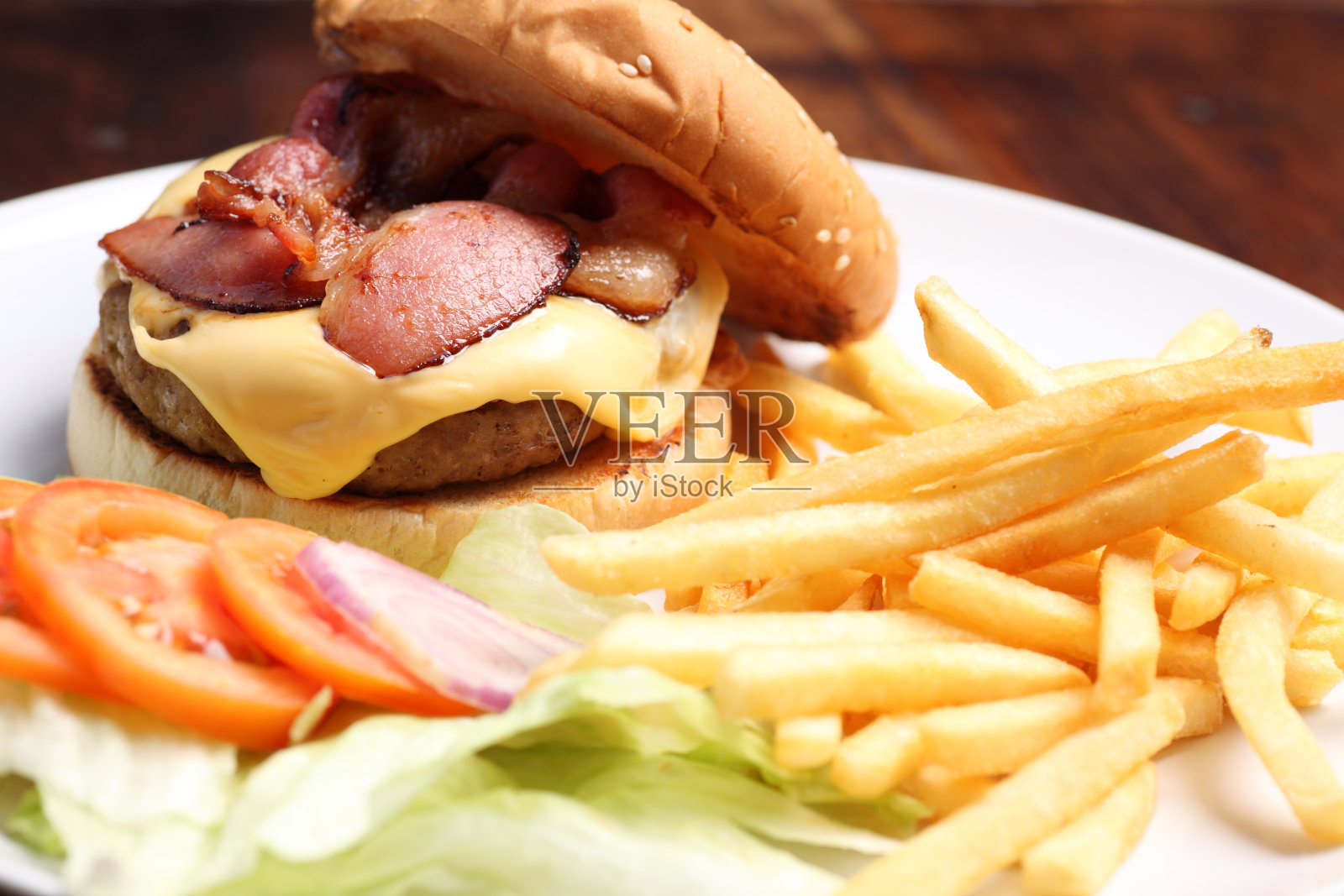 不健康的食物照片摄影图片