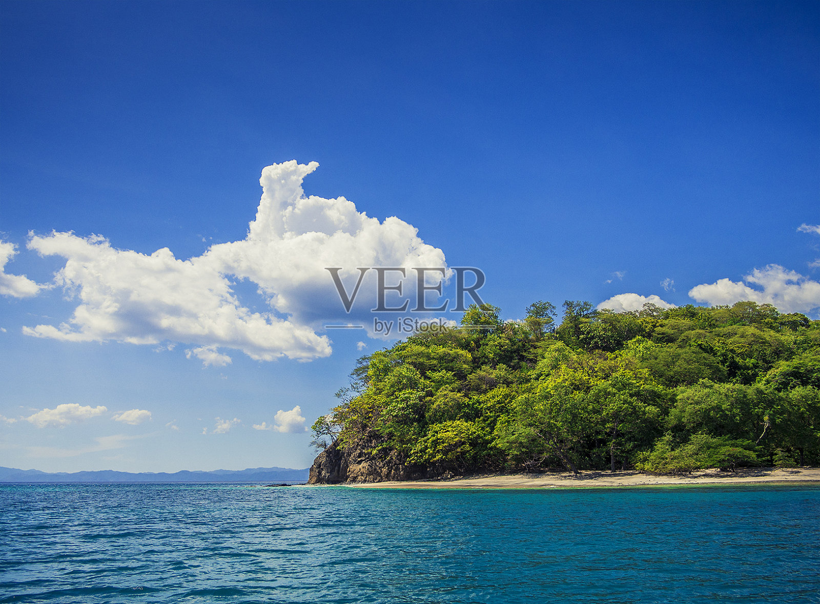 哥斯达黎加海岸线照片摄影图片