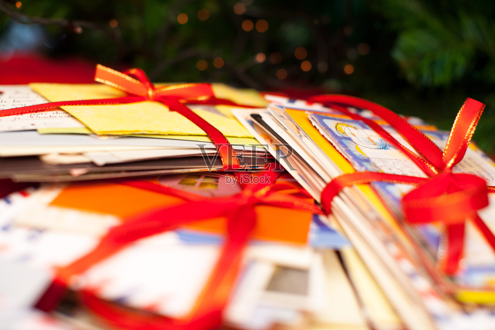 圣诞信件照片摄影图片