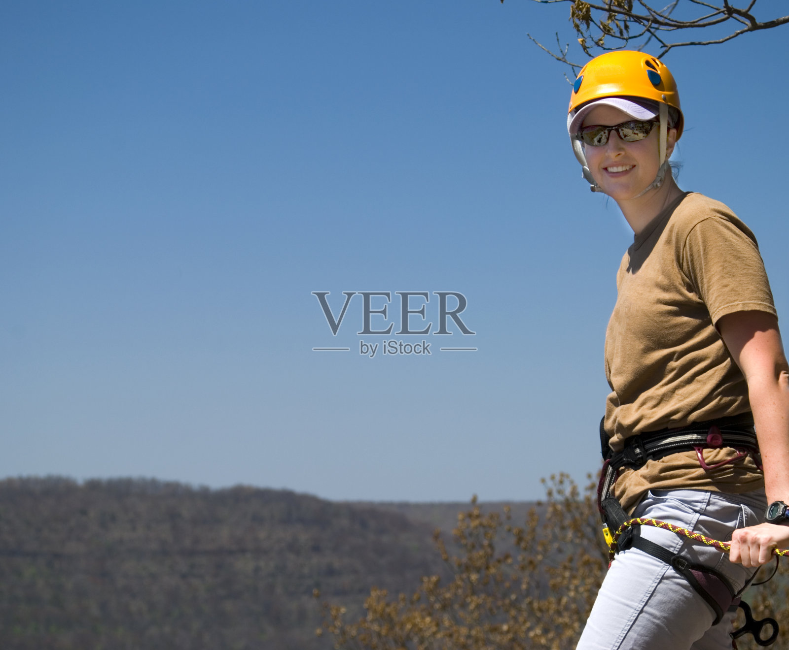 用绳索下降照片摄影图片