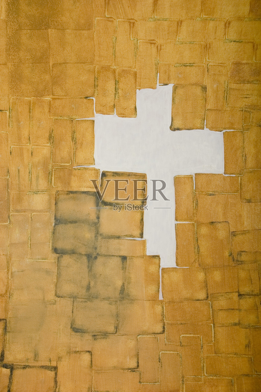 最后的希望——油画艺术色彩抽象画插画图片素材