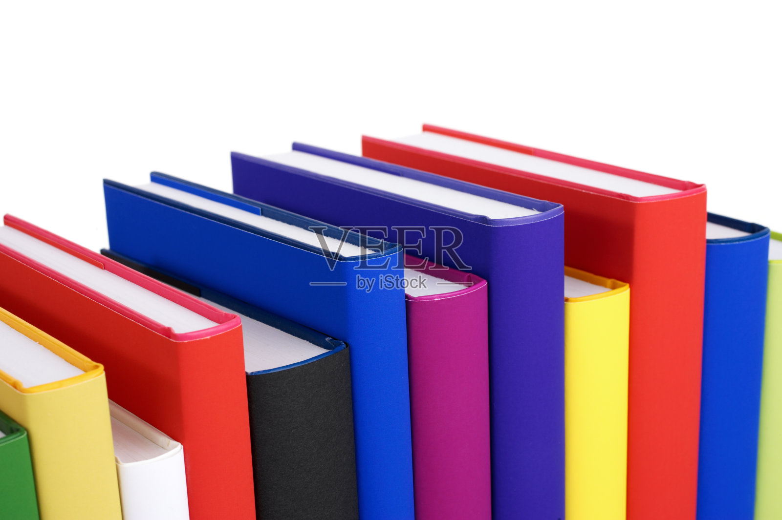 五颜六色的书照片摄影图片