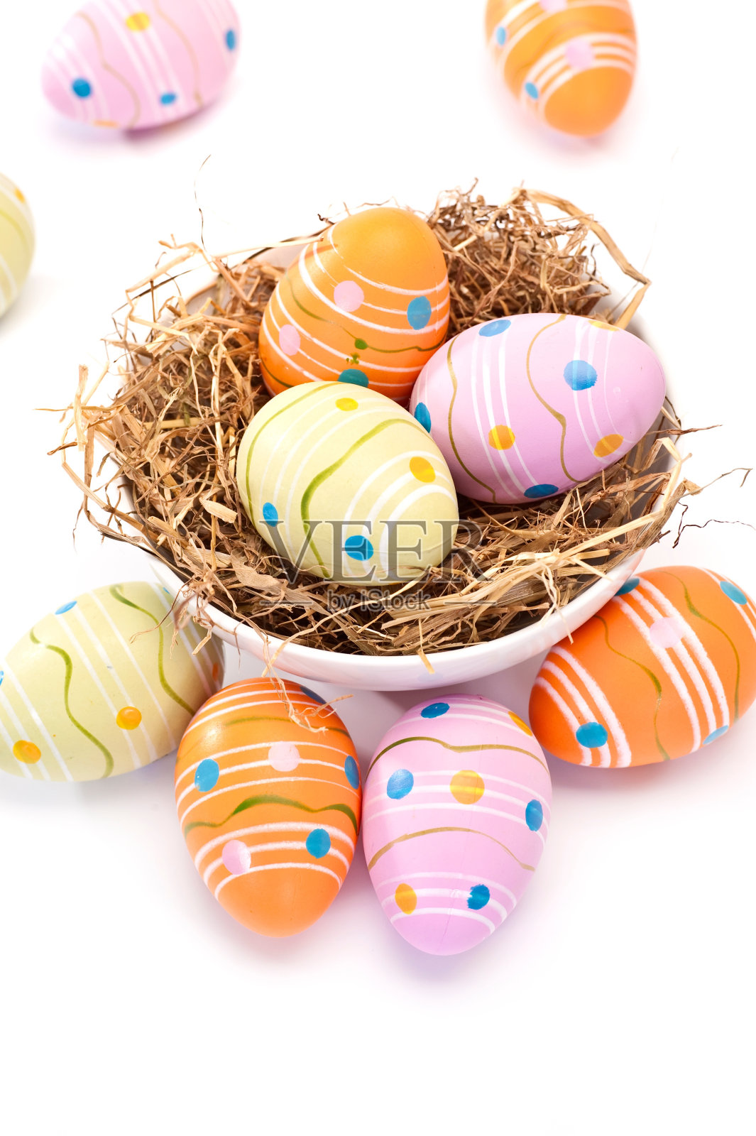 复活节彩蛋照片摄影图片