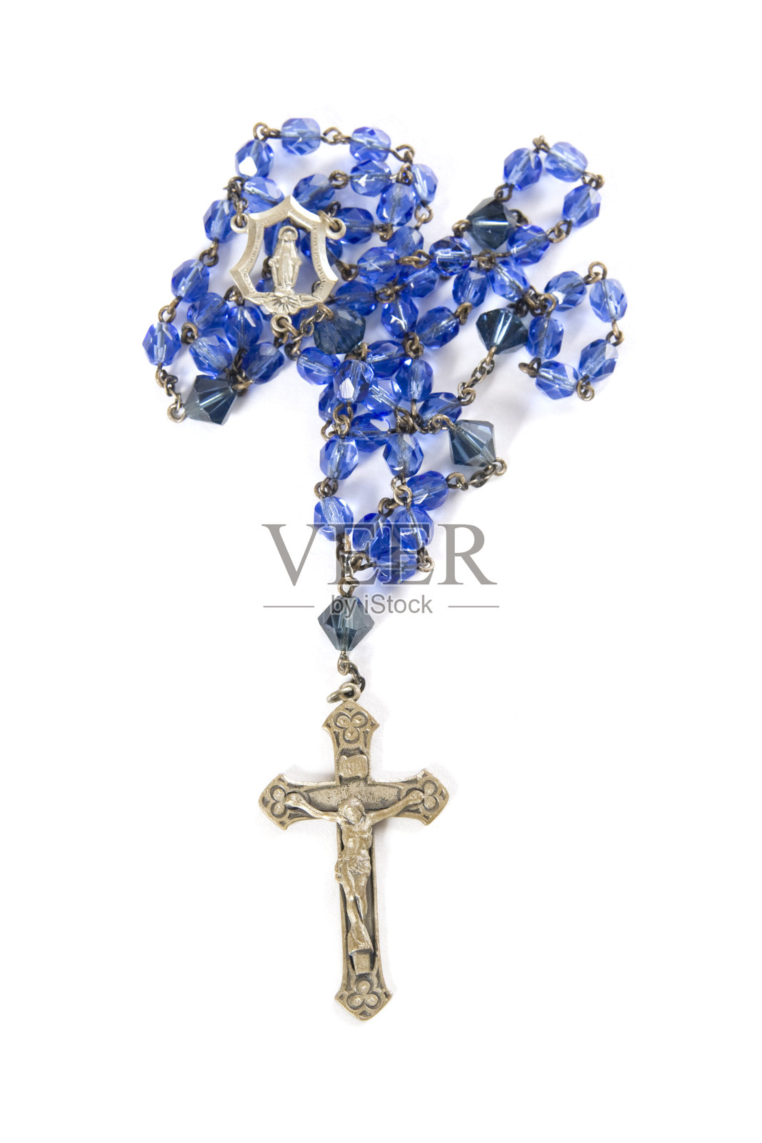 蓝色玫瑰经照片摄影图片