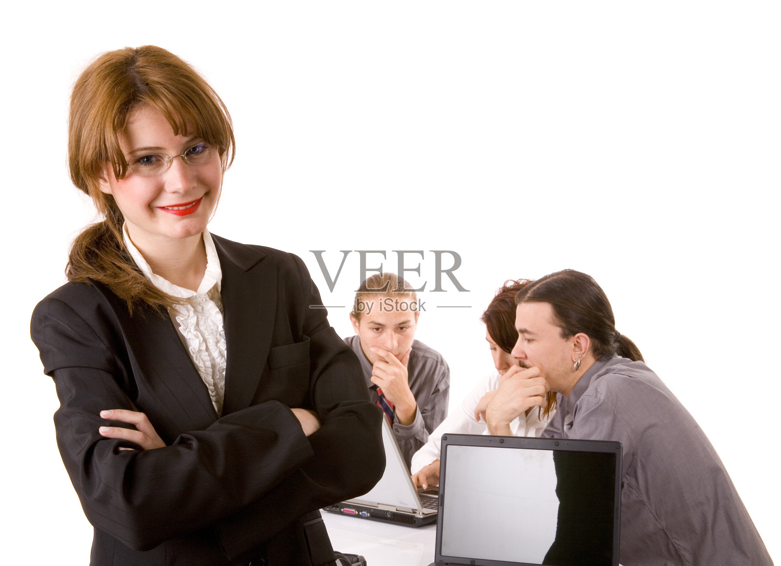 女商人照片摄影图片