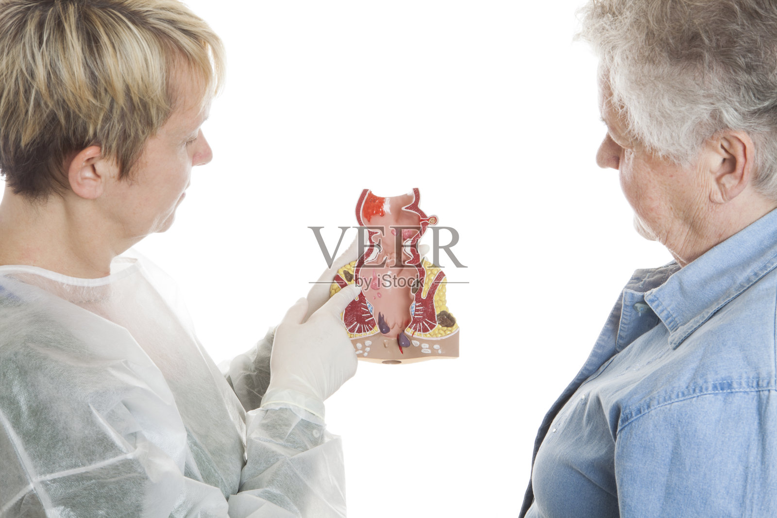 解释直肠anomalities照片摄影图片