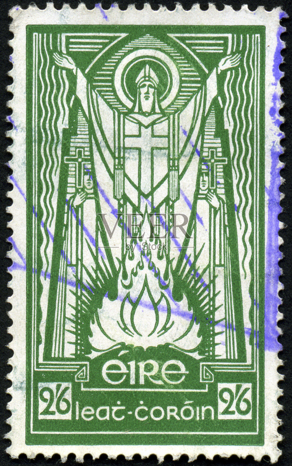 圣帕特里克邮票照片摄影图片