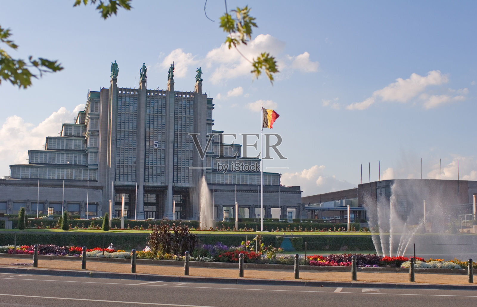 布鲁塞尔世博会建筑照片摄影图片