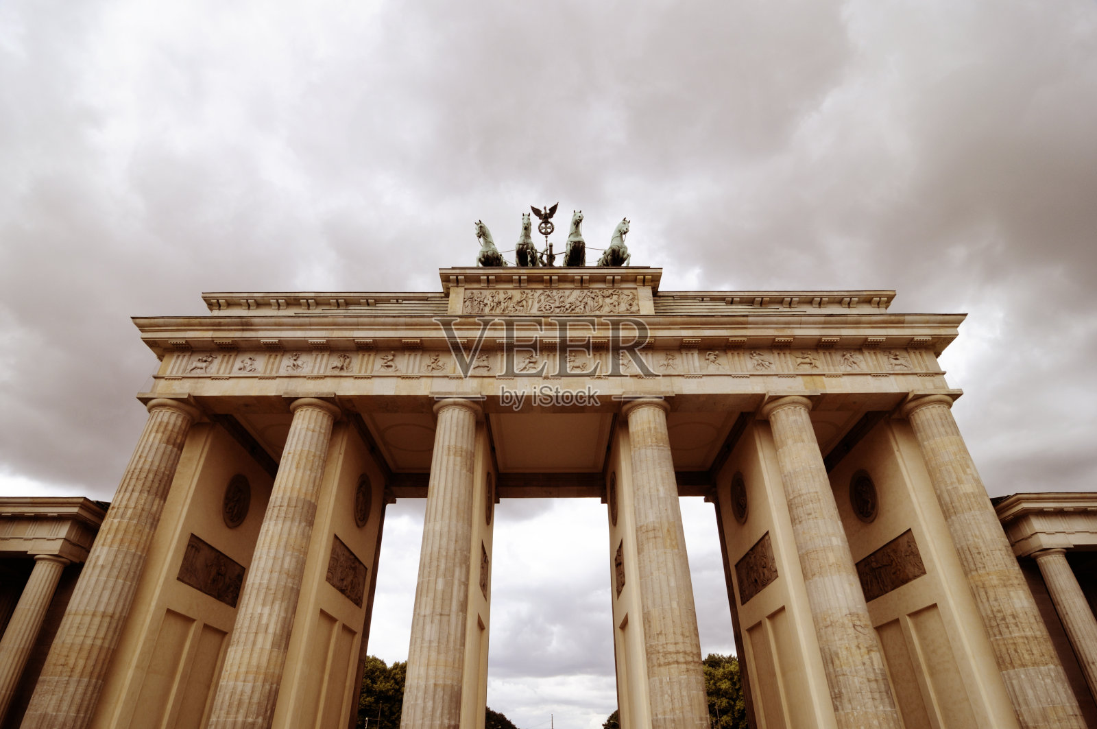 勃兰登堡门，柏林，德国照片摄影图片