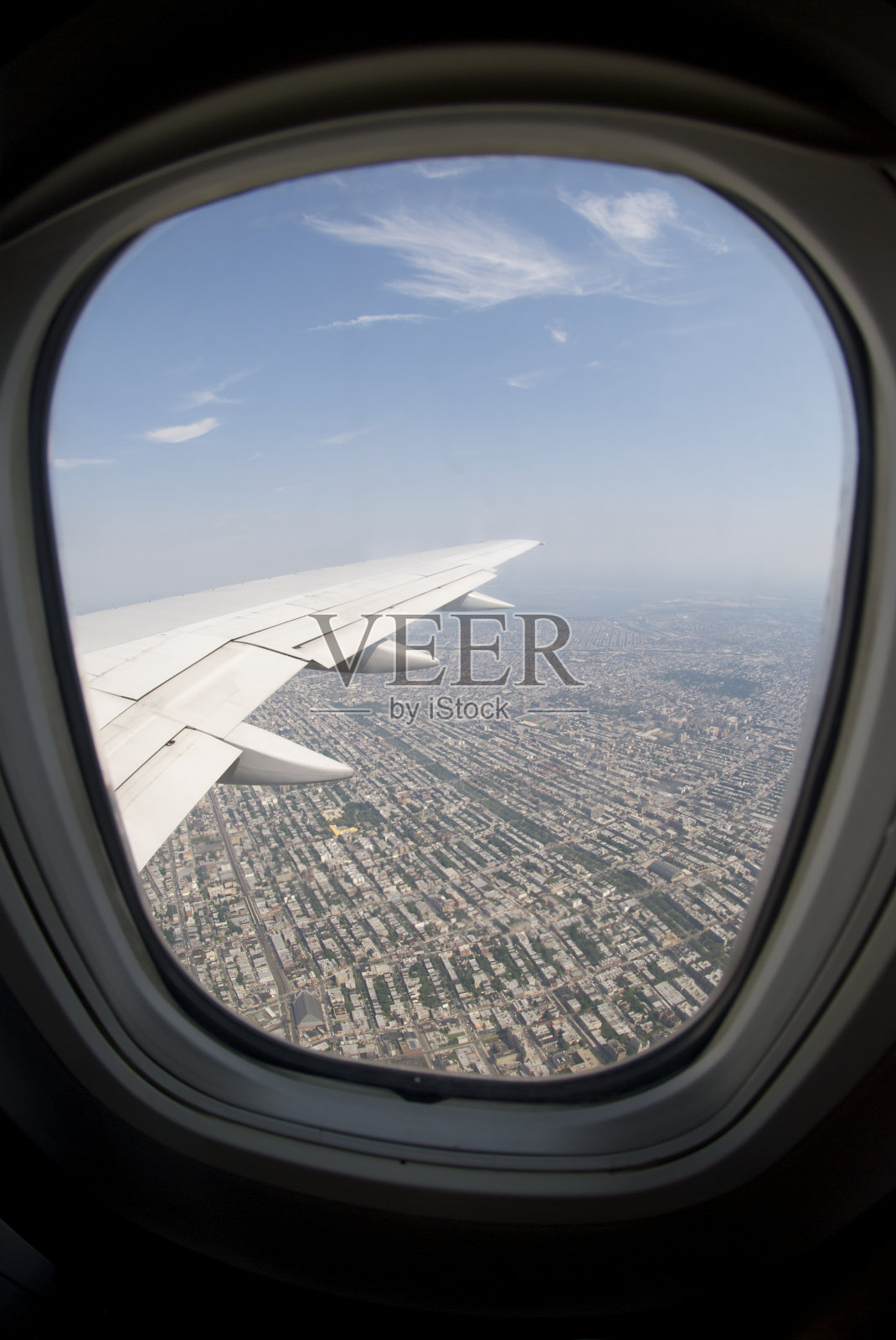 城市网格飞机窗口照片摄影图片