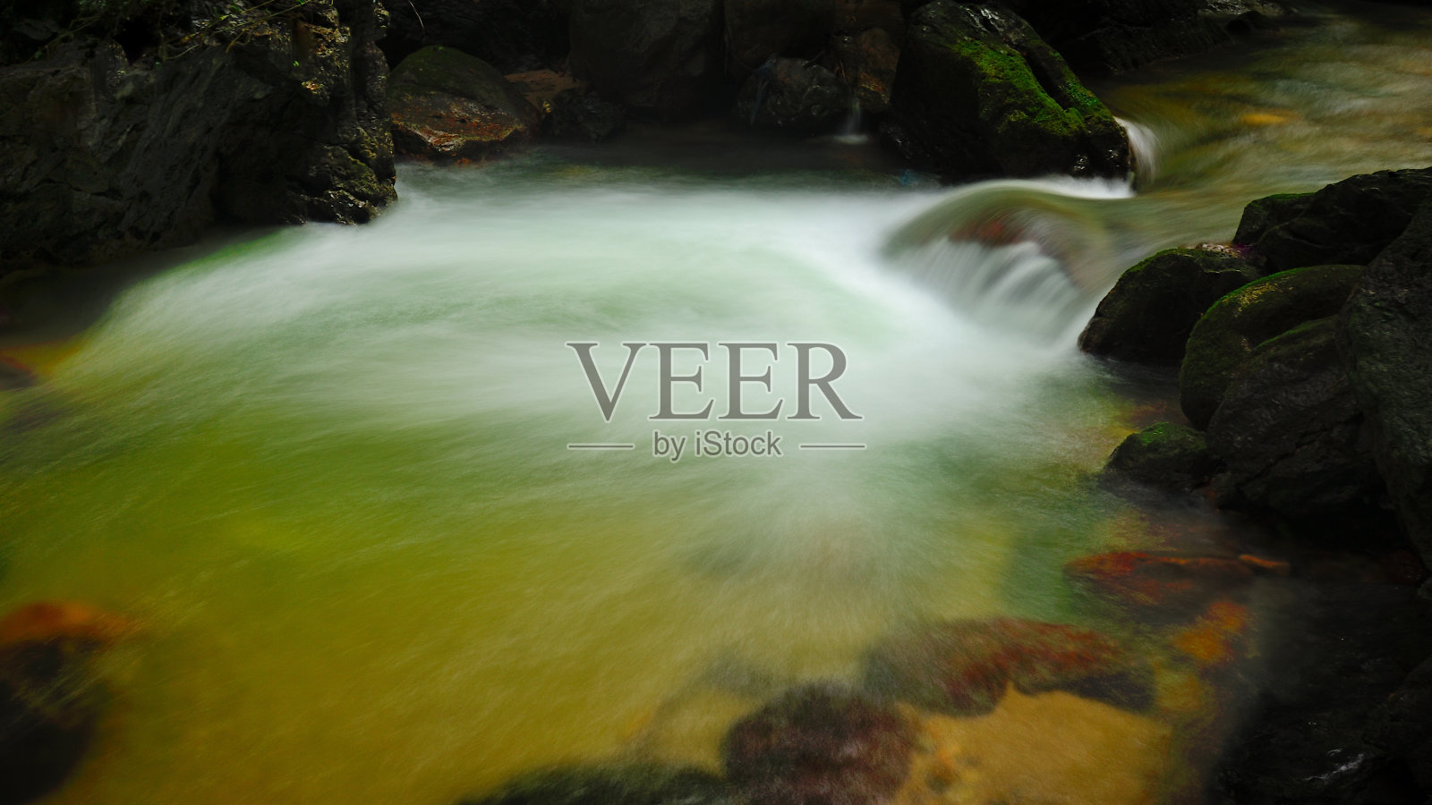 山谷溪流04照片摄影图片