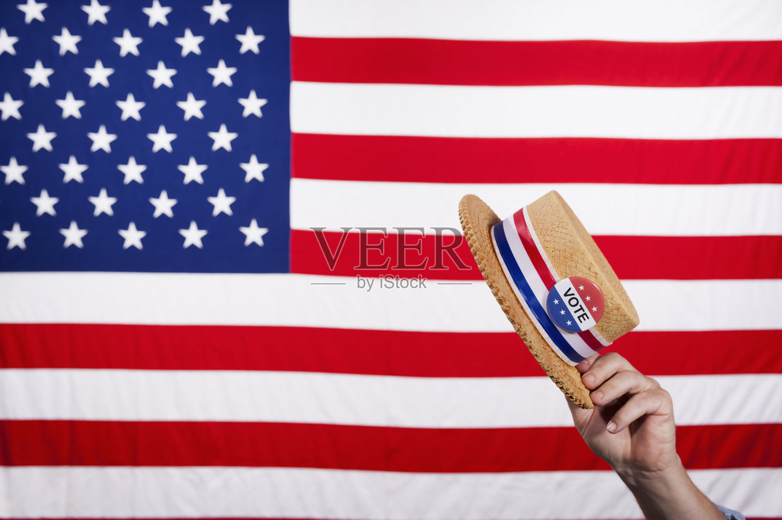 美国选民——蓝领照片摄影图片