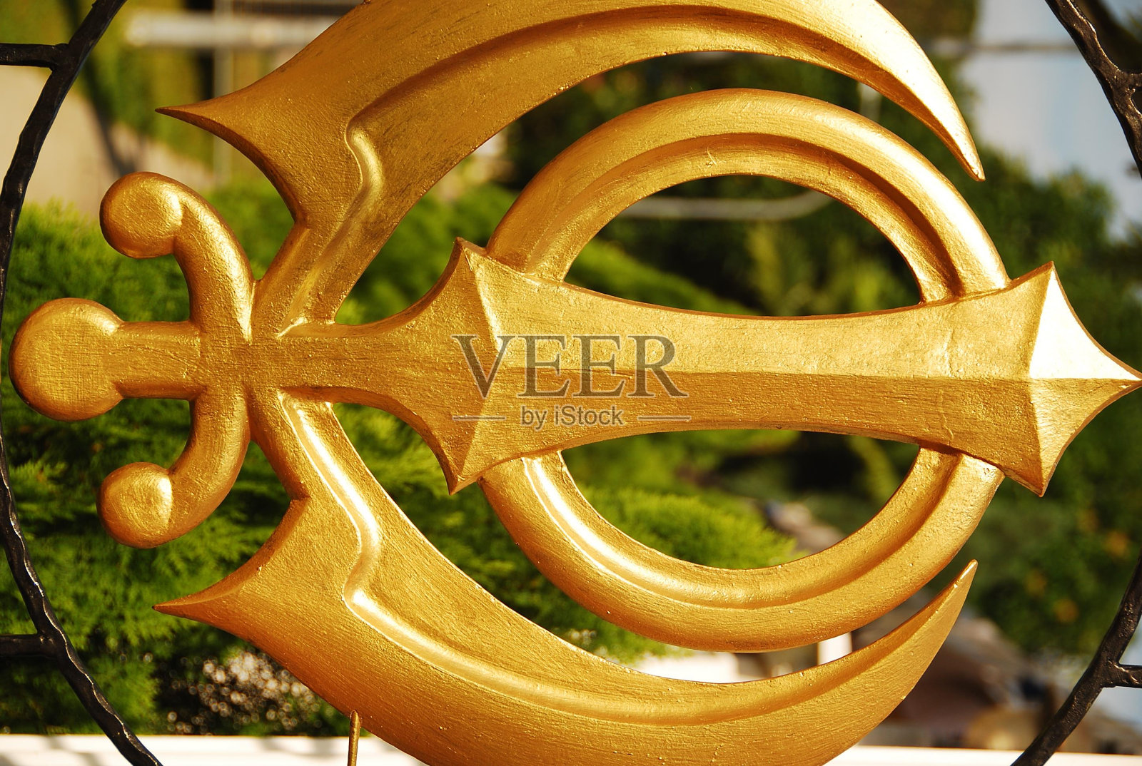 Khanda是锡克教的象征照片摄影图片