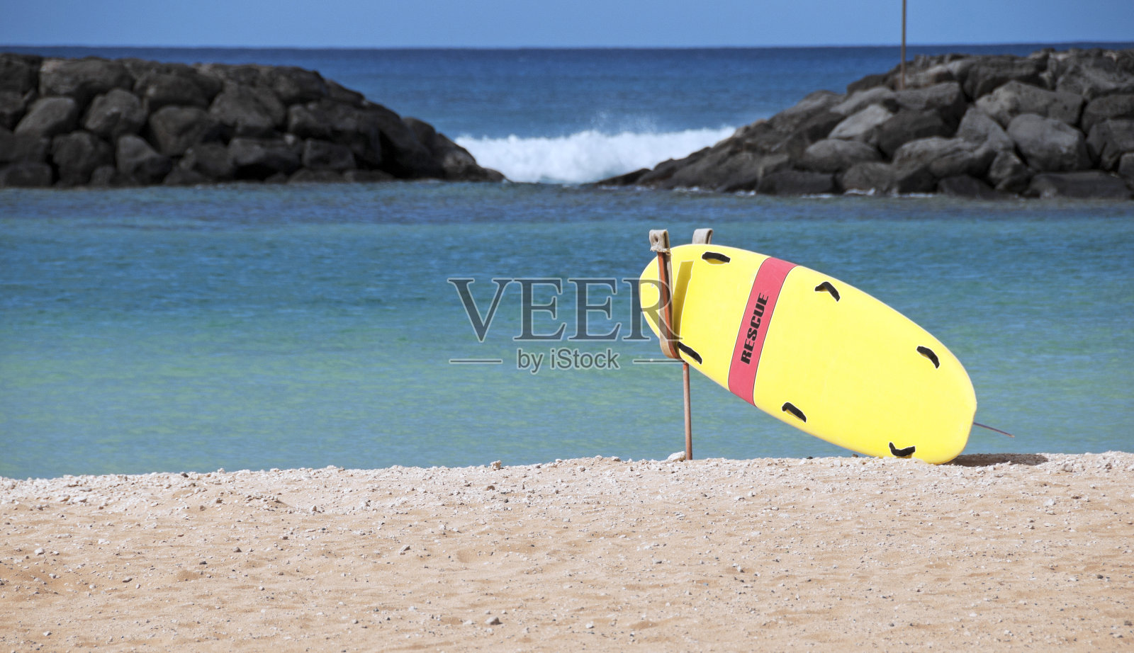 瓦胡岛阿拉莫阿纳公园的救援板照片摄影图片