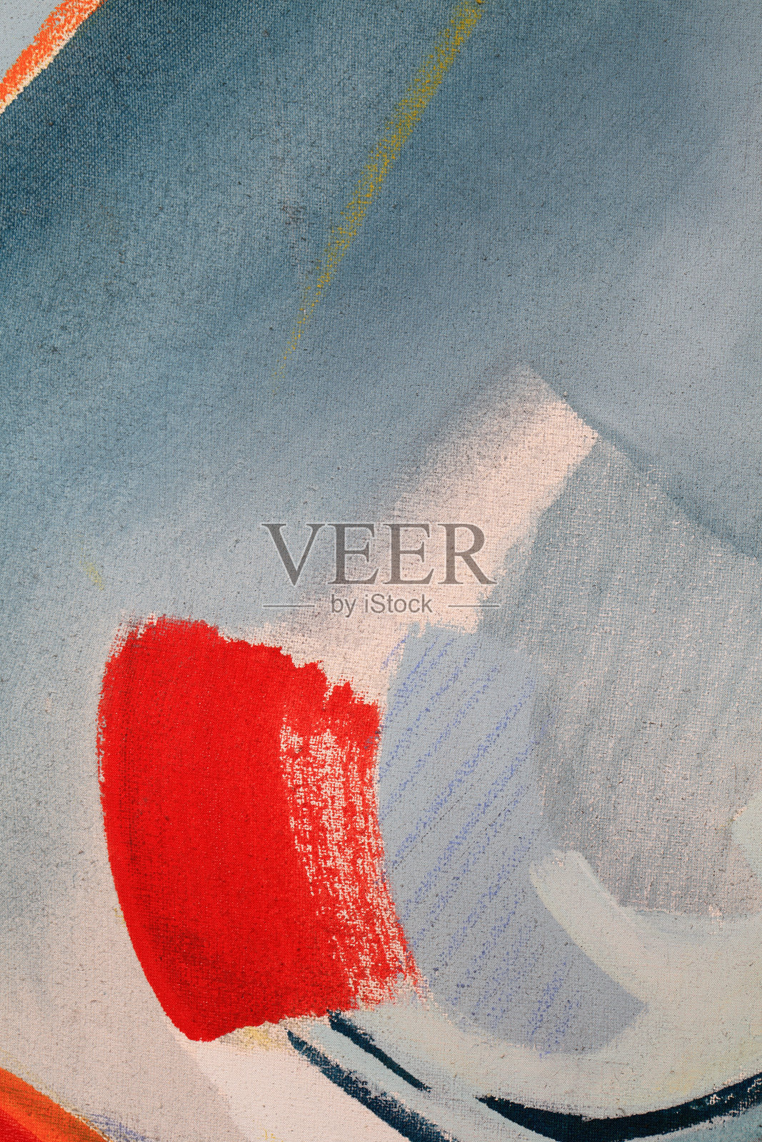 画在画布上插画图片素材