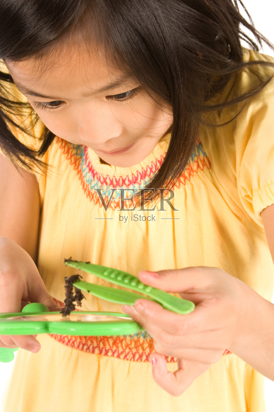 女孩与虫子(系列)照片摄影图片