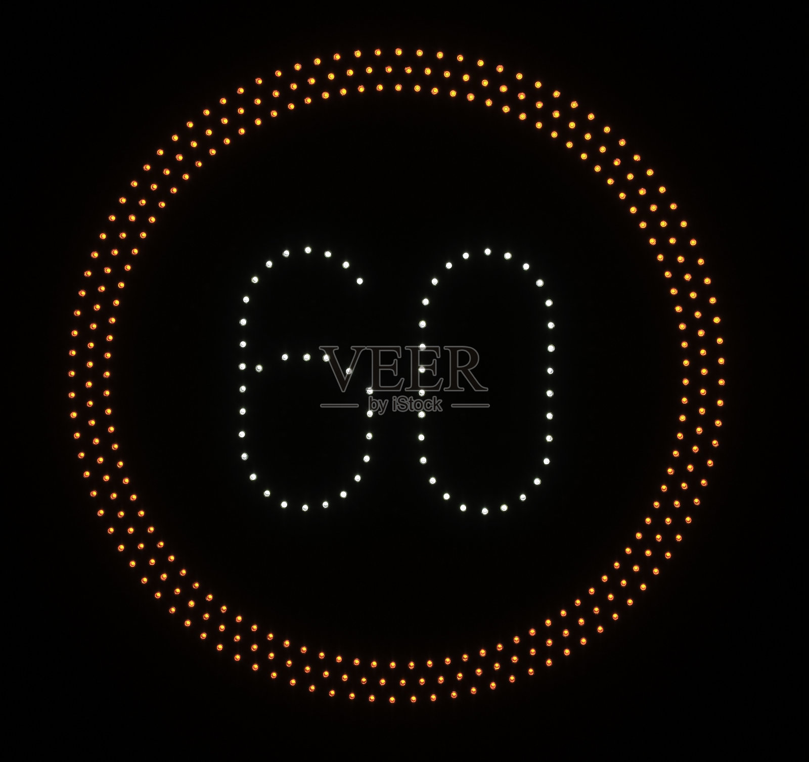 LED灯限速标志- 60照片摄影图片