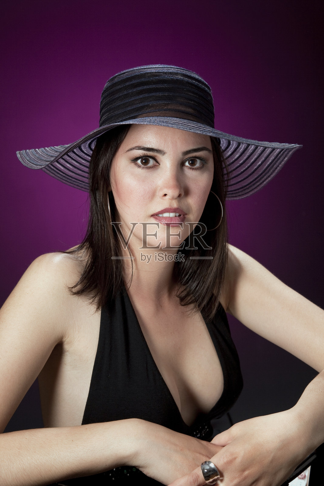 美时装模特照片摄影图片