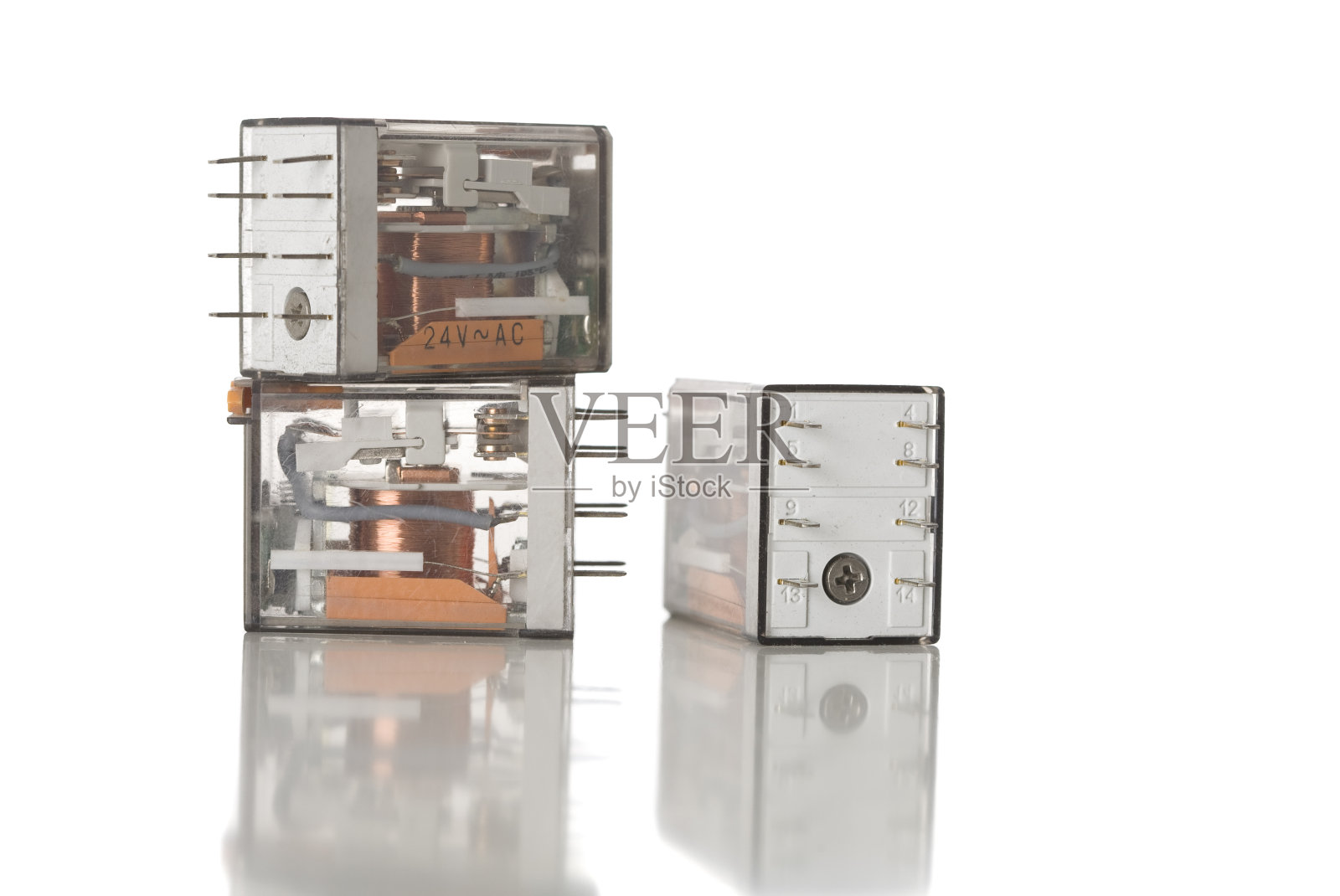 电气控制继电器照片摄影图片