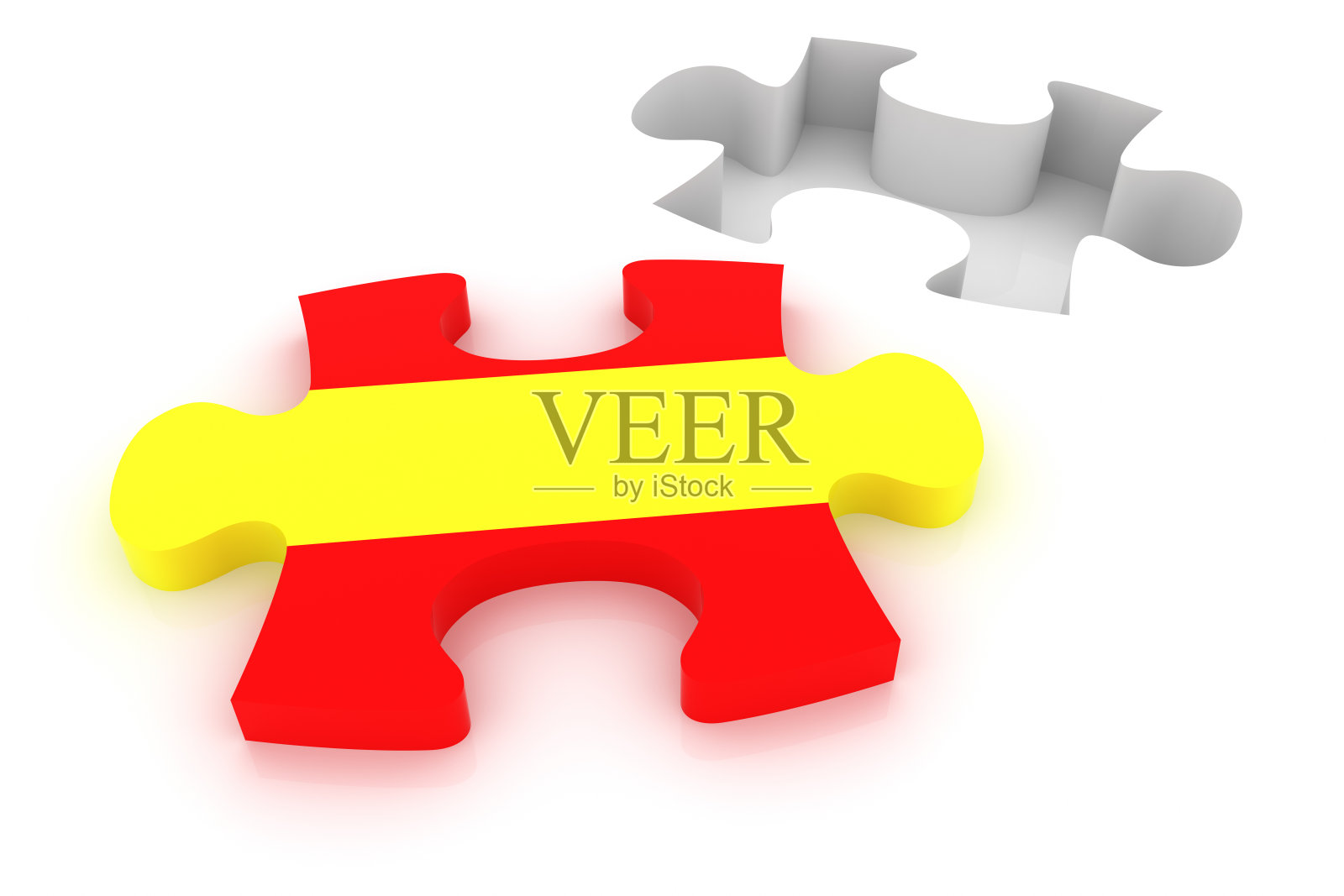 西班牙拼图的概念照片摄影图片