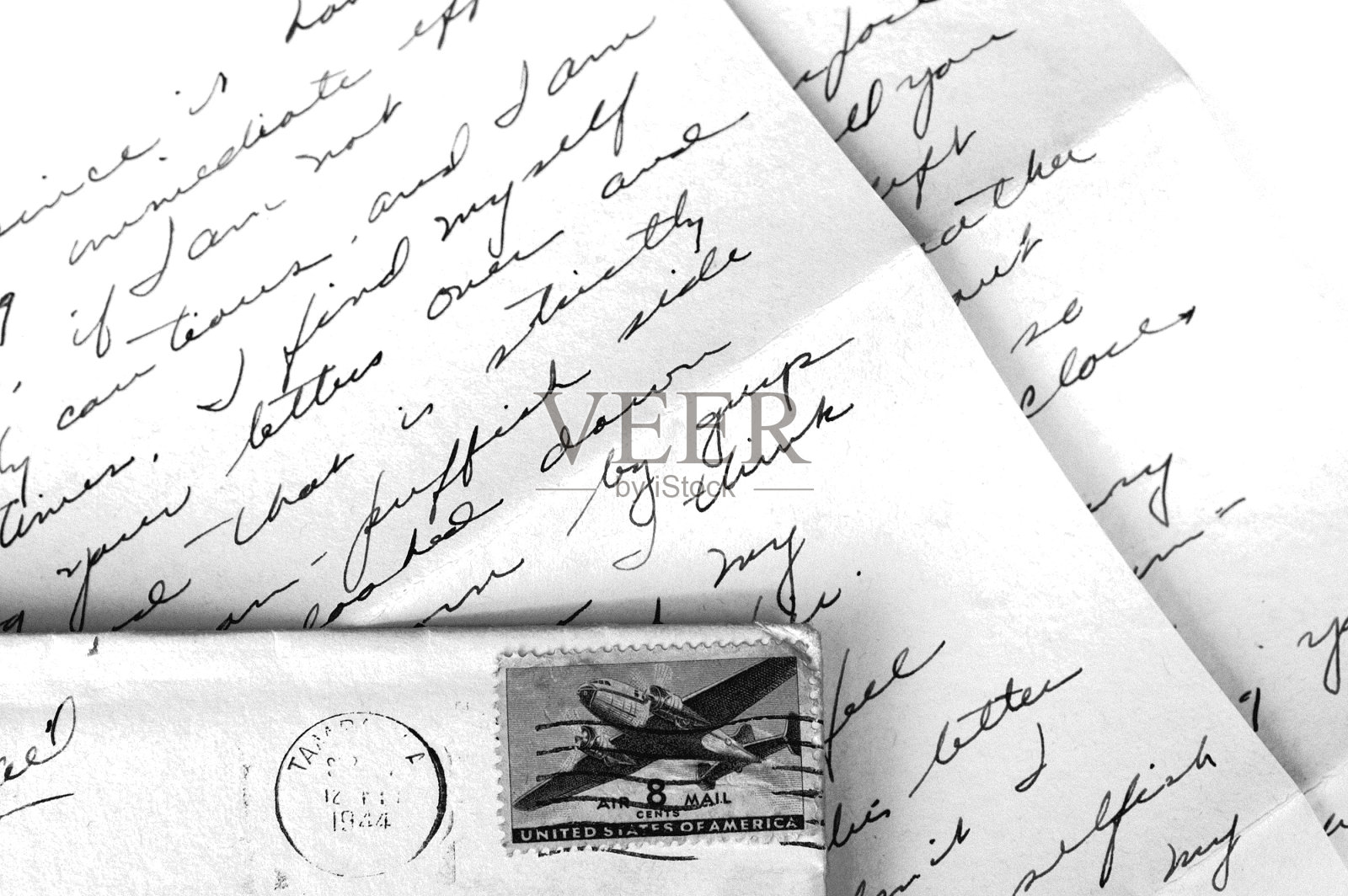 旧信照片摄影图片