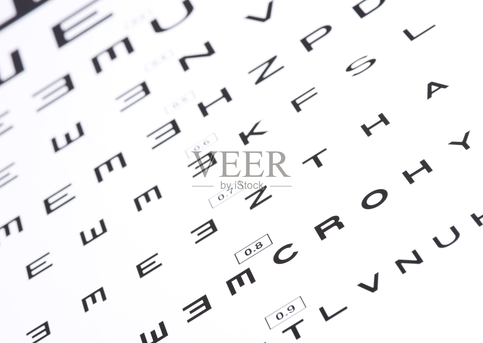 视力表照片摄影图片