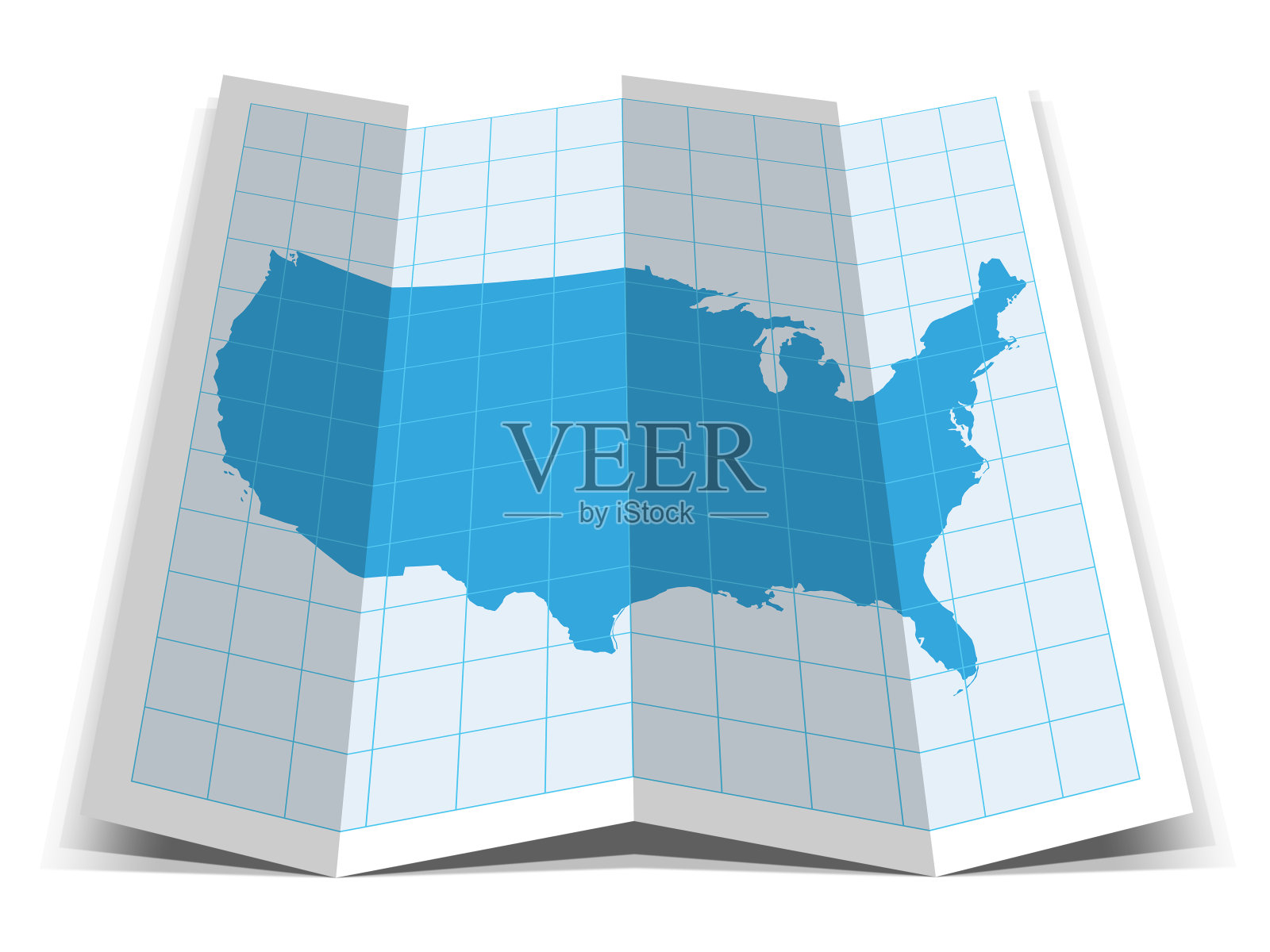美国地图照片摄影图片