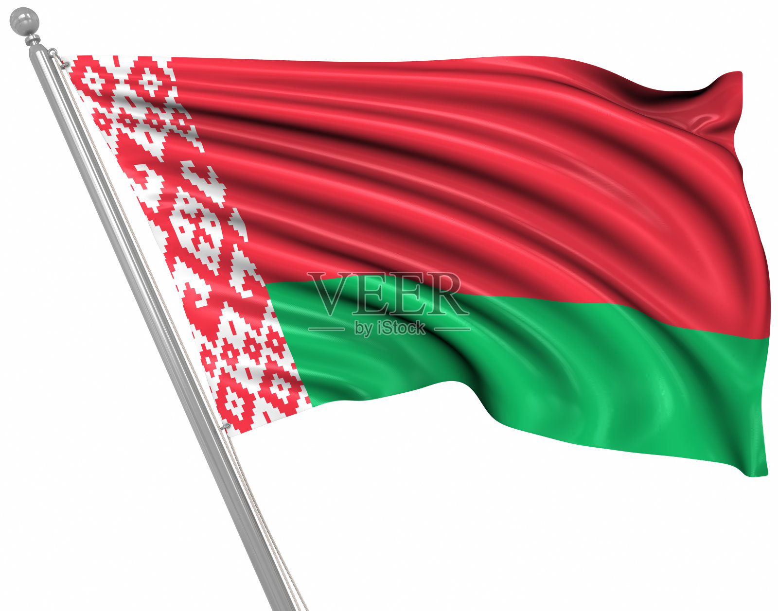 白俄罗斯国旗照片摄影图片