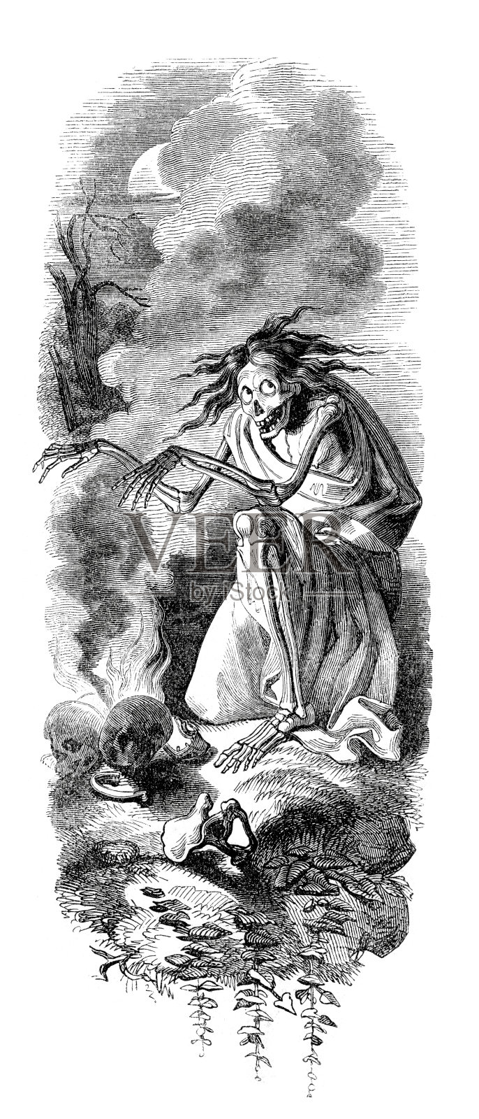 僵尸插画图片素材