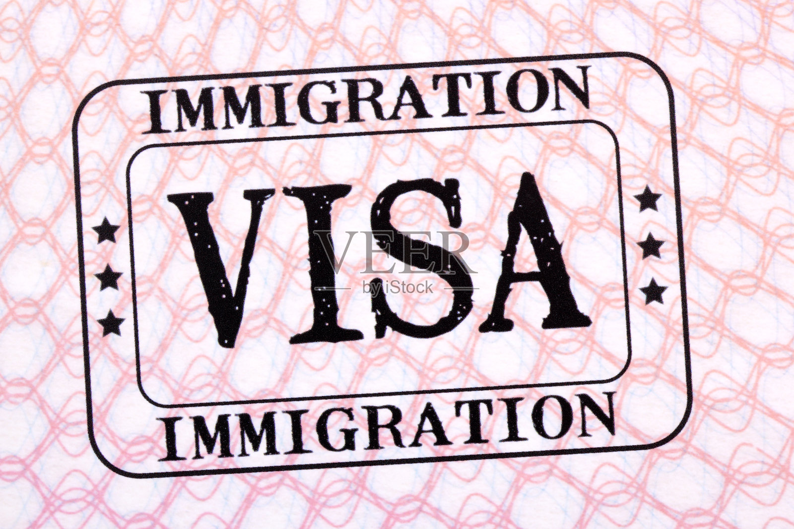 入境签证盖章照片摄影图片