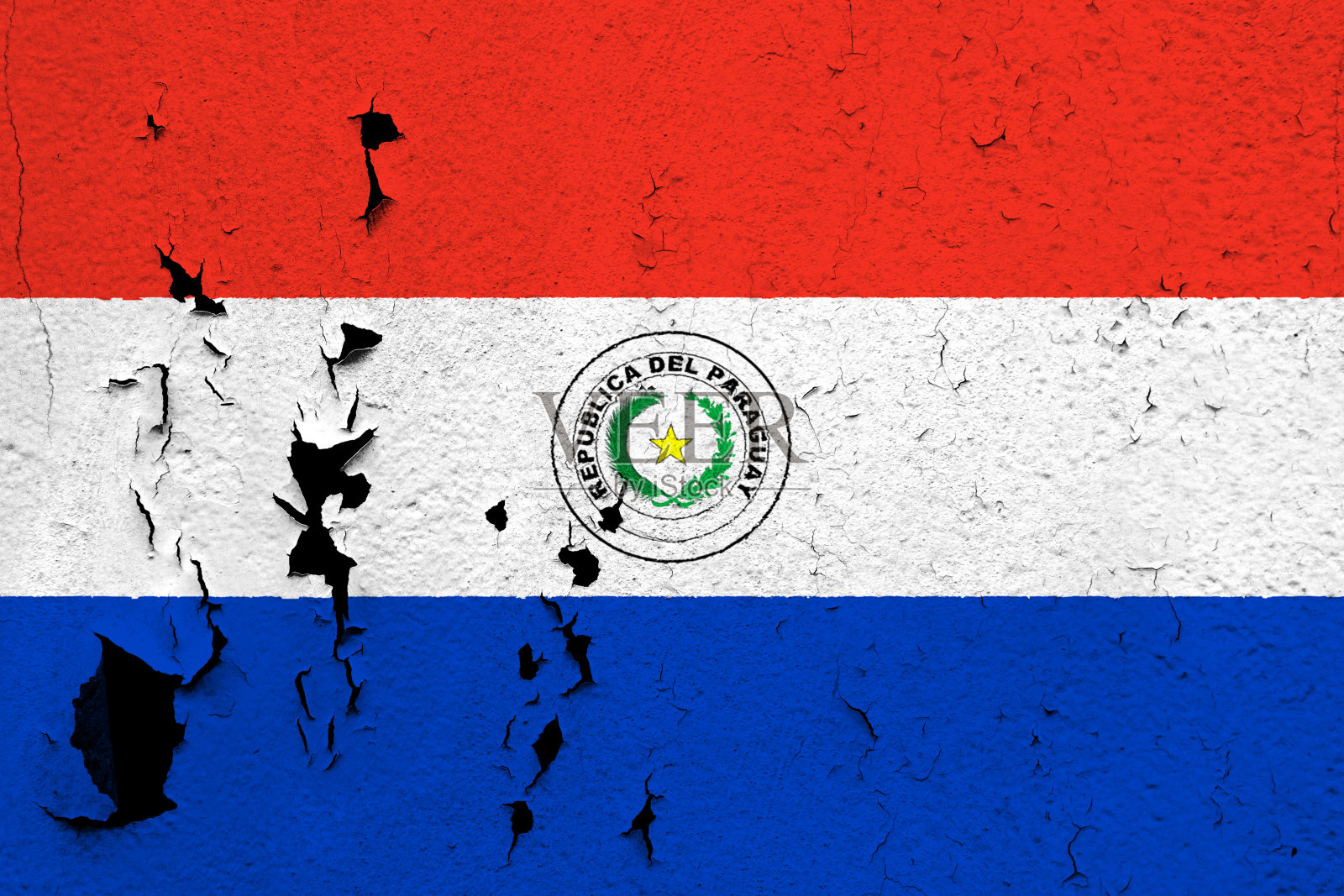 巴拉圭旗照片摄影图片