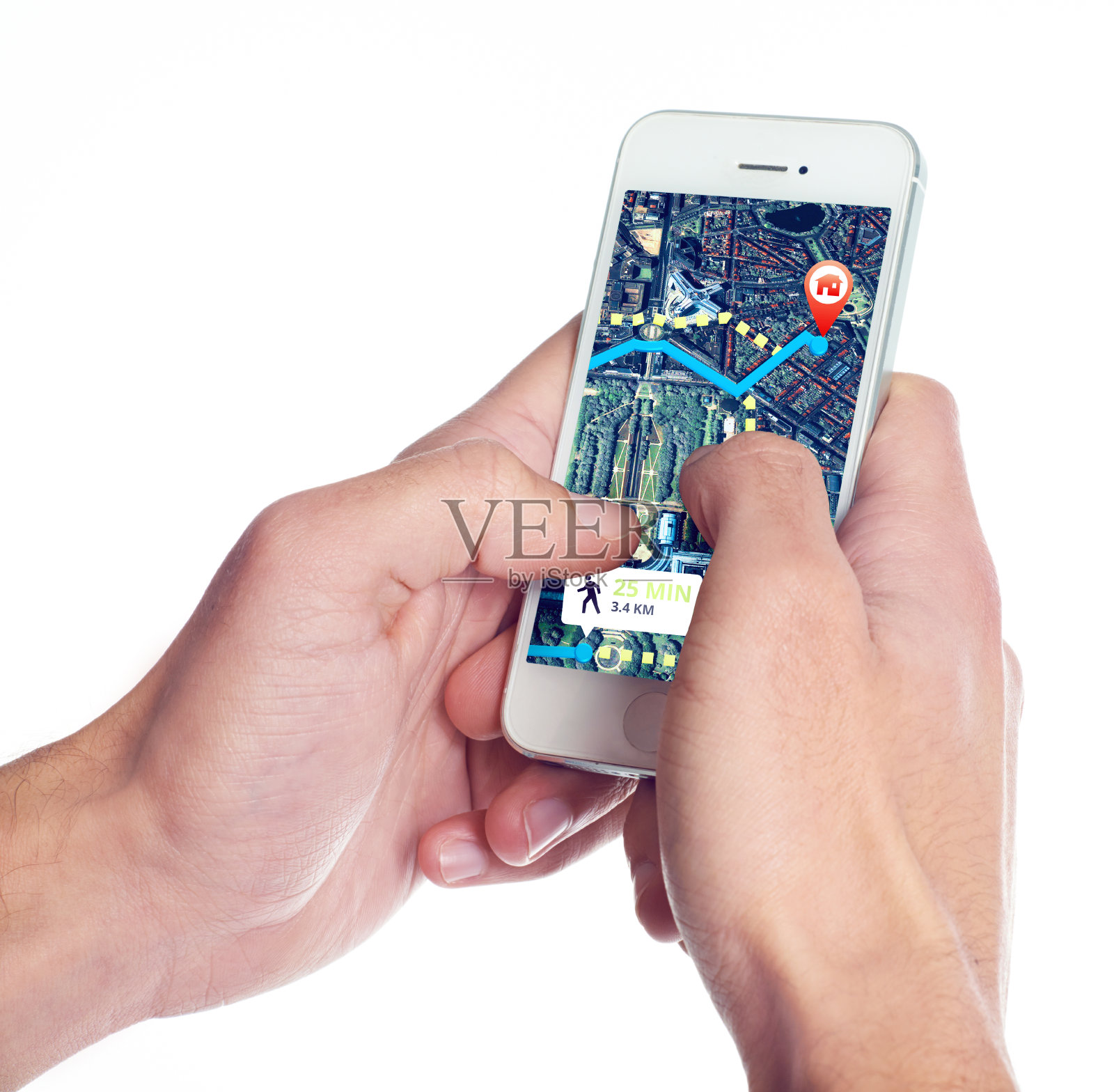 在科技的帮助下计划你的旅程照片摄影图片